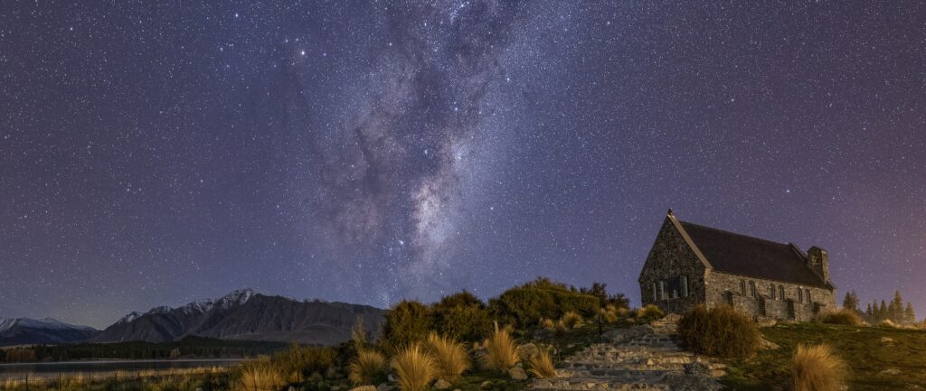 Church of the Good Shepherd at night