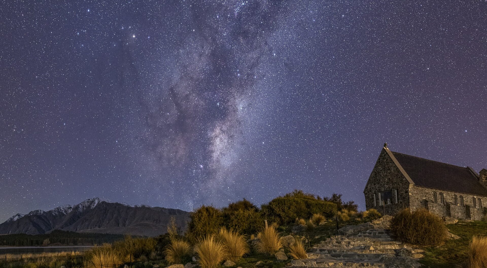 Church of the Good Shepherd at night