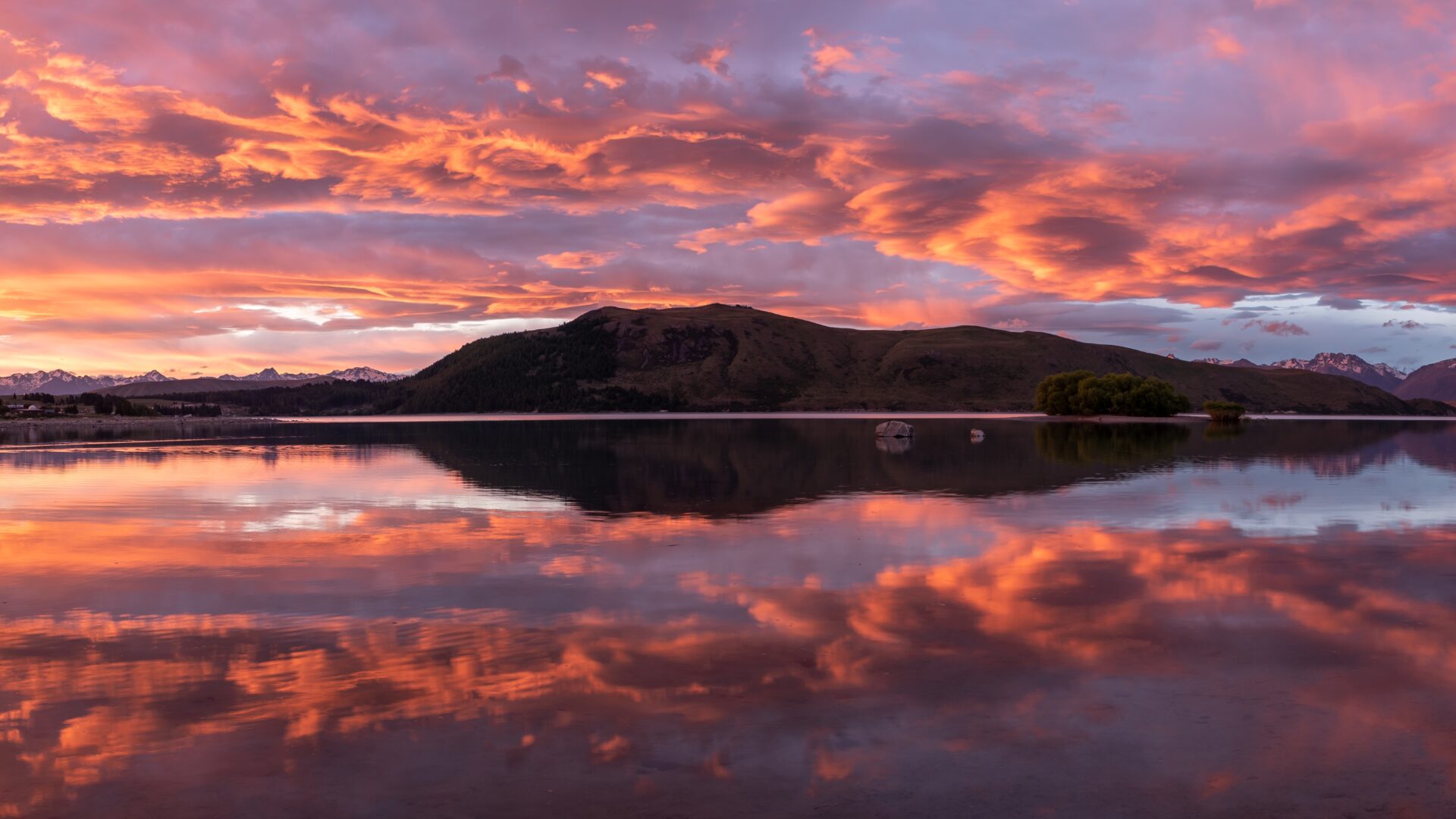 About Takapo pano 2 Evening view at Lake Tekapo