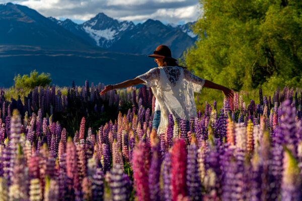People enjoying in Lake Tekapo